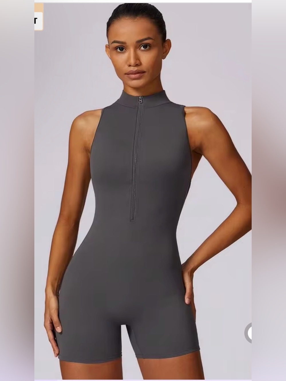 Women’s Exercise Jumpsuit in Hunter Green Size Medium